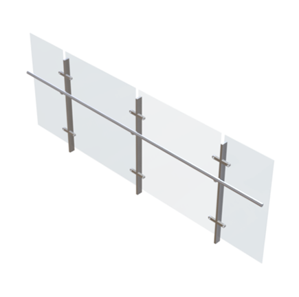 강화유리 안전난간